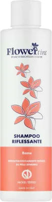 Тонирующий шампунь FlowerTint Riflessante медный оттенок, веганская формула без аммиака и парабенов, 200 мл