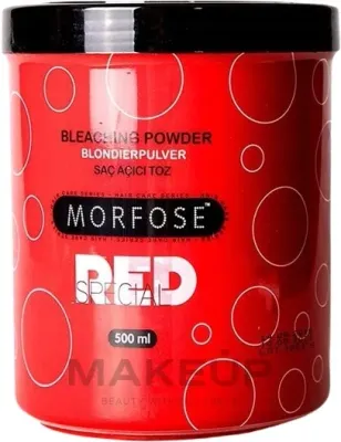 Пудра для осветления волос Morfose Bleaching Powder Red Hair, для рыжих волос, до 7 уровней, 450 г