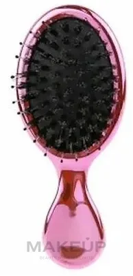Карманная щётка для волос Beautifly Brush Red натуральная щетина
