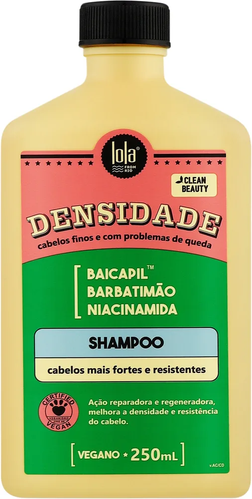 Шампунь для волос Lola From Rio Densidade Shampoo уплотняющий, для тонких волос, 250 мл