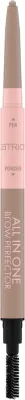 Карандаш для бровей 3 в 1 Catrice All In One Brow Perfector, с кремовой пудрой и щёточкой, 0,4 г