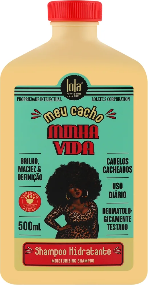 Шампунь для кудрявых волос Lola From Rio Meu Cacho Minha Vida Shampoo увлажняющий, 500 мл