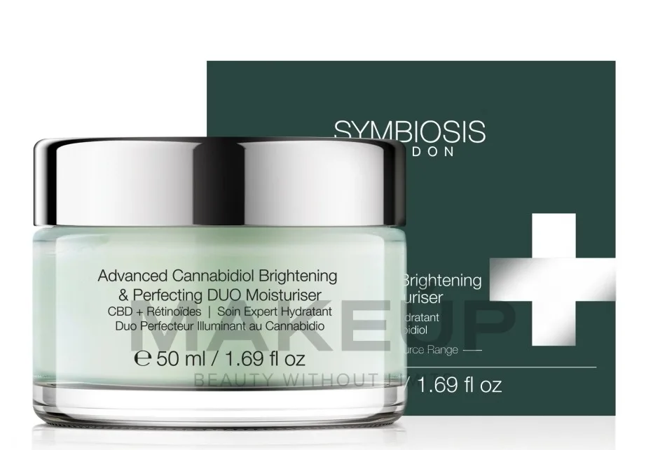 Крем для лица Symbiosis London Advanced Cannabidiol с CBD для сияния 50 мл
