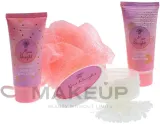 Набор Aurora Miss Bright Lotus Flower соль для ванны 70 г гель для душа 60 мл лосьон для тела 60 мл и мочалка — фото 2