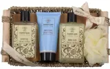 Набор Aurora Essential Leaves White Tea гель для душа 250 мл лосьон 120 мл пена для ванны и другие средства — фото 1