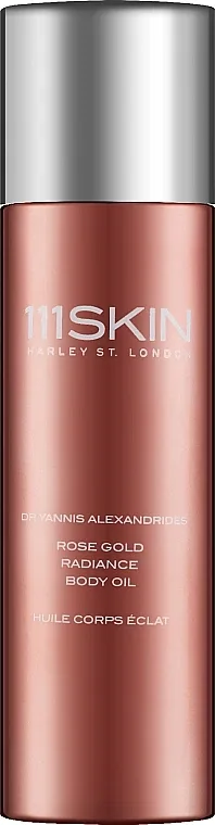 Мерцающее масло для тела 111SKIN Rose Gold Radiance с розой и скваланом