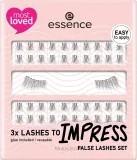 Набор накладных ресниц Essence 3x Lashes To Impress три пары с клеем в мини-контейнере — фото 1