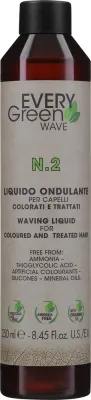 Жидкость для химической завивки EveryGreen Waving Liquid for Colored Hair 2 для окрашенных волос, с маслом граната, 250 мл