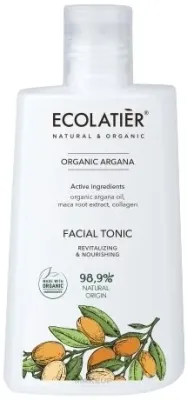 Восстанавливающий тоник Ecolatier Organic Argana с аргановым маслом и коллагеном, 250 мл