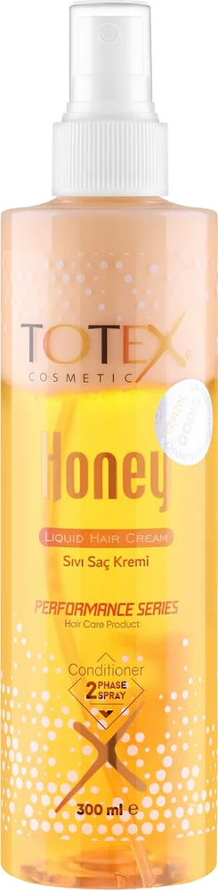 Двухфазная спрей-кондиционер для волос Totex Cosmetic Honey Hair Conditioner Spray с мёдом, 300 мл