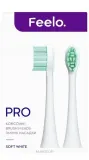 Насадки для звуковой зубной щётки Feelo PRO White Soft, сменные, мягкая щетина, белые, 2 шт — фото 2