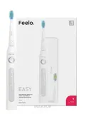 Звуковая зубная щётка Feelo Easy с 8 сменными насадками, средне-мягкая щетина — фото 2