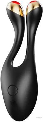 Массажёр для лица против морщин Diforo Amirta Deep Black Anti-Age, EMS, RF, красный свет, 1 шт