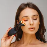 Массажёр для лица против морщин Diforo Amirta Deep Black Anti-Age, EMS, RF, красный свет, 1 шт — фото 4