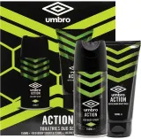 Набор Umbro Action дезодорант-антиперспирант 150 мл и гель для душа 150 мл для мужчин — фото 1