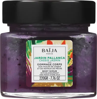 Baija Jardin Pallanca скраб для тела тающий, солевой с сахаром и маслом персиковых косточек, 50 г