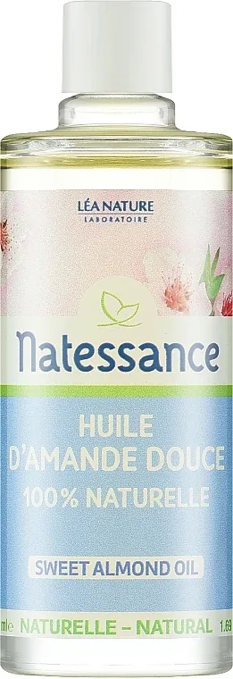 Масло для лица Natessance Sweet Almond Oil органическое миндальное 50 мл
