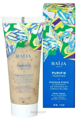 Маска для ног Baija Purifies Foot Mask очищающая, с базиликом и фукусом, 30 мл