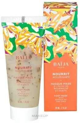 Маска для ног Baija Nourishes Foot Mask питательная, для сухой кожи стоп, 30 мл