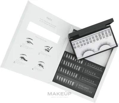 Набор Nanolash DIY Starter Kit Innocent ресницы бондер силант и аксессуары 5 предметов