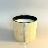 Подсвечник-чехол Belaia Candle Reversible Sleeve Sisal, двусторонний, светло-коричневый и бежевый, для свечи 500 г, 1 шт — фото 3