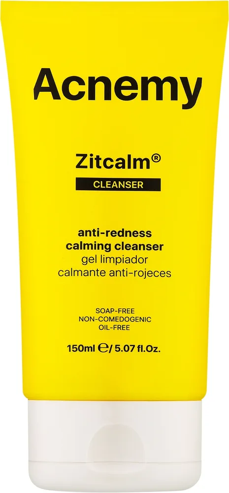 Успокаивающий очищающий гель для лица Acnemy Zitcalm с овсяной мукой для чувствительной и проблемной кожи 150 мл