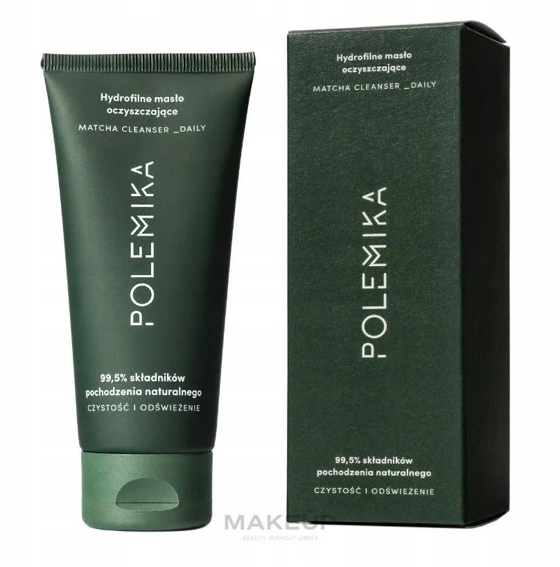 Polemika Matcha Cleanser Daily гидрофильное масло для умывания и снятия макияжа с матча 100 мл