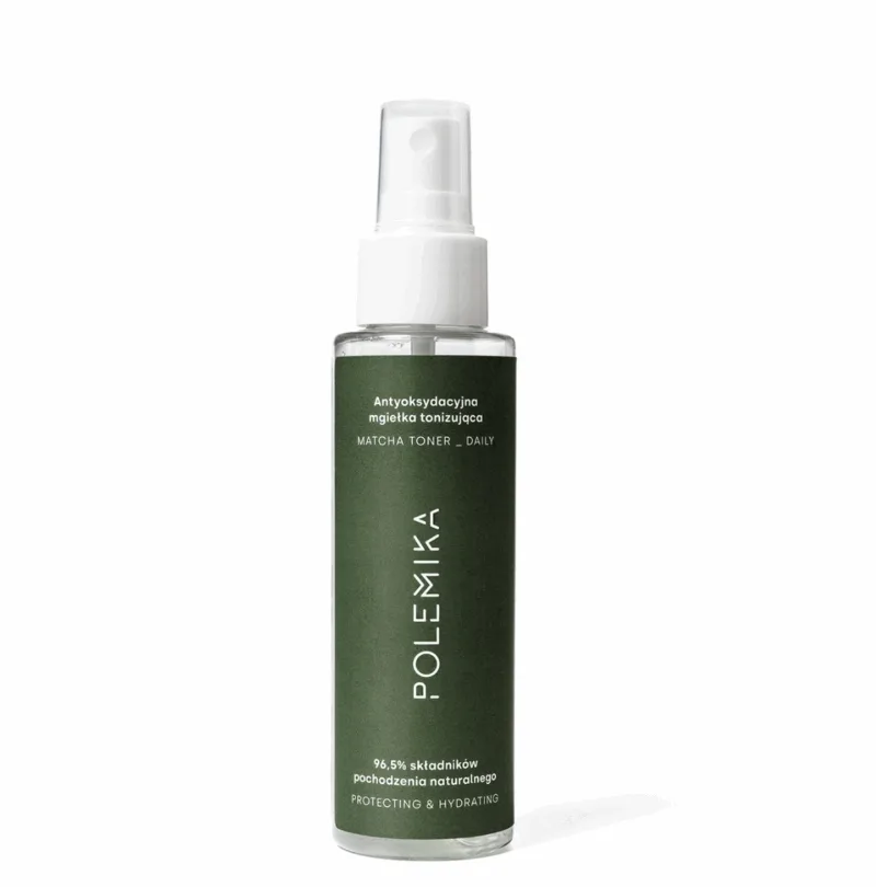 Polemika Matcha Care спрей для лица тонизирующий антиоксидантный 150 мл, мист с зелёным чаем увлажняющий