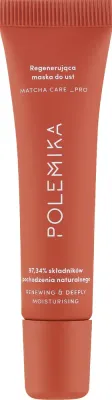 Маска для губ Polemika Matcha Care Pro восстанавливающая, ночная, 12 мл