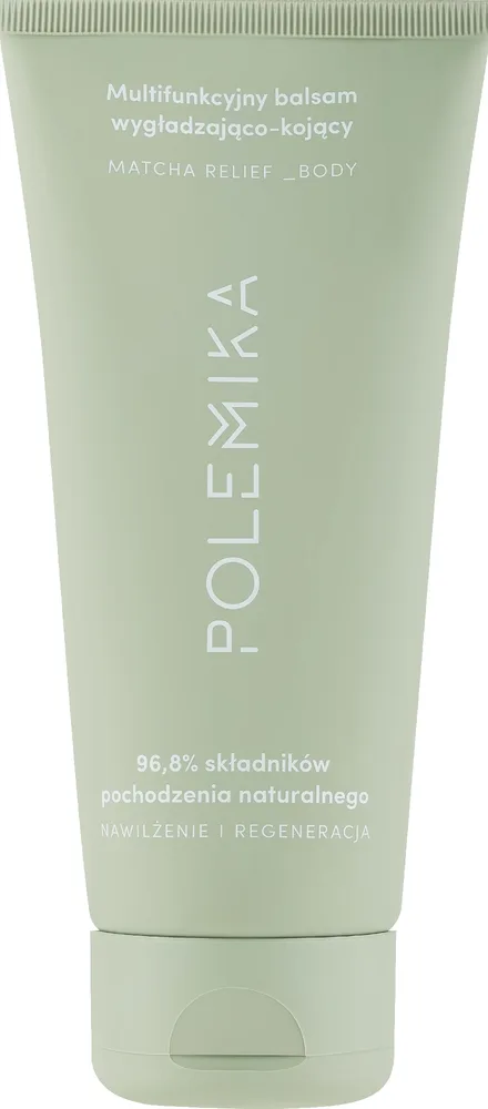 Polemika Matcha Relief Body — многофункциональный бальзам для тела, рук и после бритья с экстрактом маття, 200 мл