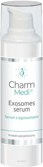 Сыворотка для лица Charmine Rose Exosome с пептидами, экзосомами центеллы, GHK-Cu и скваланом, антивозрастная, 30 мл