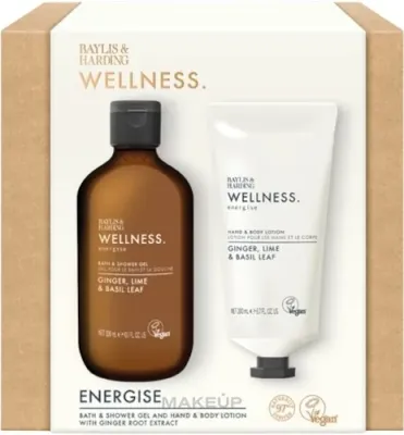 Набор Baylis & Harding Wellness гель для ванны и душа 300 мл и лосьон для рук и тела 200 мл
