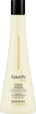 Шампунь разглаживающий и защищающий волосы Phytorelax Laboratories Keratin Liss Smoothing Anti-Frizz, с маслом авокадо и кератином, 250 мл