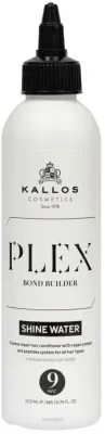 Kallos Cosmetics Kallos Cosmetics Plex Bond Builder Shine Water - Вода Kallos Plex Bond Builder Shine Water для блеска повреждённых волос, с семенами чиа, 200 мл