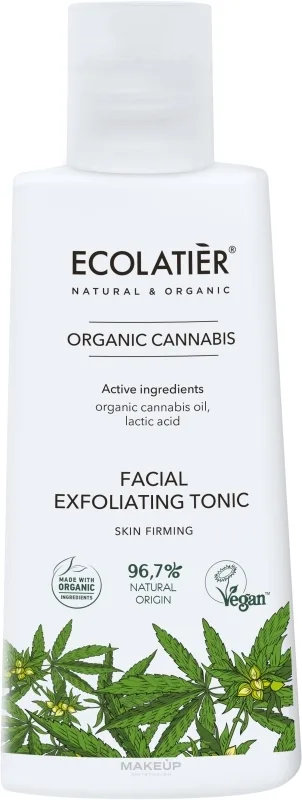 Укрепляющий тоник Ecolatier Organic Cannabis с маслом семян конопли и молочной кислотой