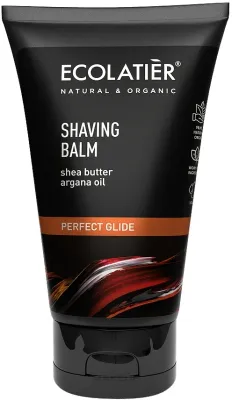 Бальзам для бритья Ecolatier Shaving Balm Perfect Glide с маслом ши и аргановым маслом, 150 мл