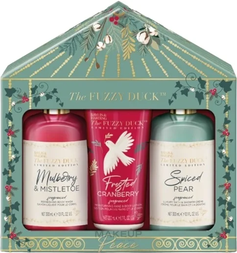 Baylis & Harding Baylis & Harding The Fuzzy Duck Winter Wonderland Festive Luxury Body Care Gift Set (sh/gel/300 мл + lot/200 мл + sh/cr/300 мл) - Подарочный набор Baylis and Harding The Fuzzy Duck Winter Wonderland: гель для душа, лосьон для рук и тела, крем для ванны и душа