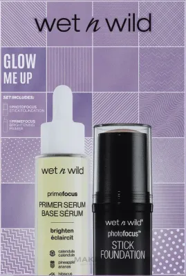 Набор для макияжа Wet N Wild Glow Me Up тональная основа-стик и праймер для лица 12 г+30 мл