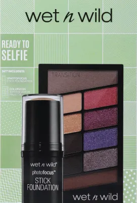 Набор для макияжа Wet N Wild Ready to Selfie тональная основа-стик и палетка теней для век 12 г+10 г
