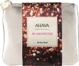 Набор для лица Ahava Strike Gold крем с гиалуроном крем для рук и маска со скваланом и минеральной водой 15+40+6 мл — фото 1