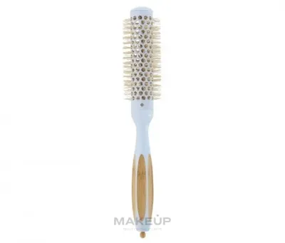 Круглая щётка для укладки волос Ilu Hair Brush BambooM Round 25 мм бамбук