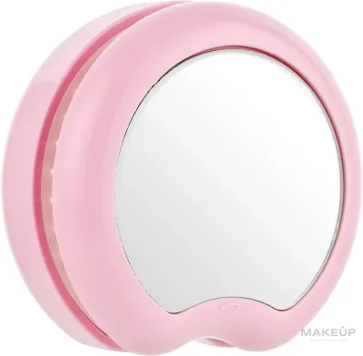 Компактная щётка для волос с зеркалом Janeke The Pomme Brush With Mirror 84 мм розовый/ Джанеке