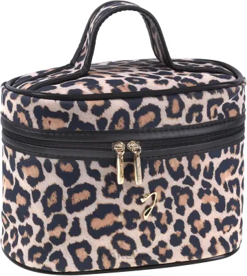 Косметичка Janeke Chic Spotted A4350VT леопард экокожа 18х13х10 см