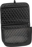 Косметичка Janeke Chic Big Pouch A6114VT стеганая черная 21,5х27,5х10 см — фото 2