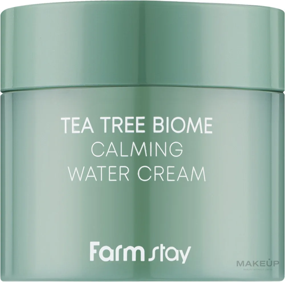 FarmStay Tea Tree Biome крем для лица увлажняющий с экстрактом чайного дерева 80 мл успокаивающий водный крем для сухой и чувствительной кожи
