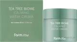 FarmStay Tea Tree Biome крем для лица увлажняющий с экстрактом чайного дерева 80 мл успокаивающий водный крем для сухой и чувствительной кожи — фото 2