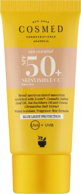 Крем CC Cosmed Sun Essential Skinvisible SPF50 Tined Sunscreen солнцезащитный, тонирующий, 30 мл