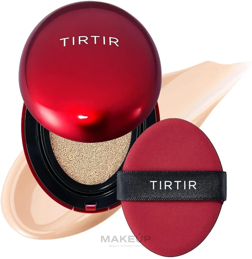 Кушон для лица Tirtir Mask Fit Red Mini Cushion мини-формат, с ниацинамидом, 4,5 г, оттенок 17C - Porcelain