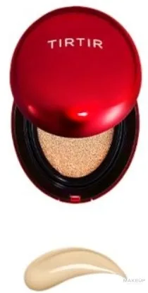 Кушон для лица Tirtir Mask Fit Red Mini Cushion мини-формат, с ниацинамидом, 4,5 г, оттенок 21W - Natural Ivory