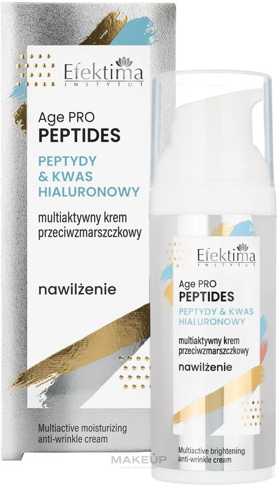 Крем для лица Efektima Age PRO Peptides увлажняющий с пептидами и гиалуроновой кислотой 50 мл
